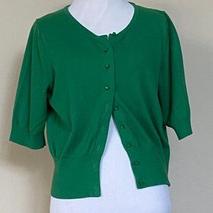 Boden Green Short Sleeved Sweater